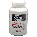SOHI uztura bagātinātājs Trans Resveratrols 500mg, 60 kaps.